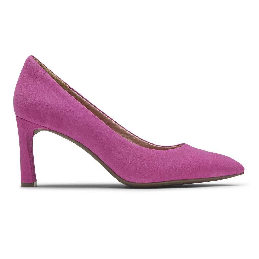 Rockport Canada Total Motion Sheehan Heel - Womens Pumps Light Purple (HOY472901)